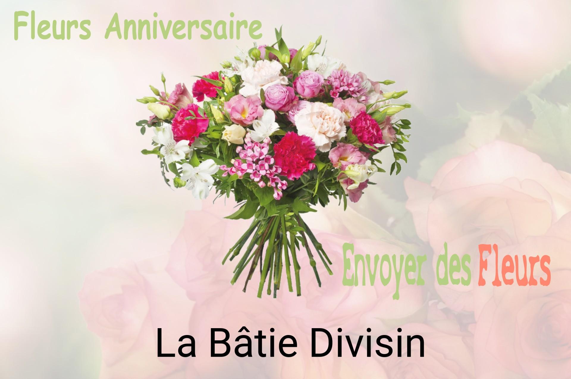 Bouquet de fleurs d’anniversaire livré à La Bâtie-Divisin