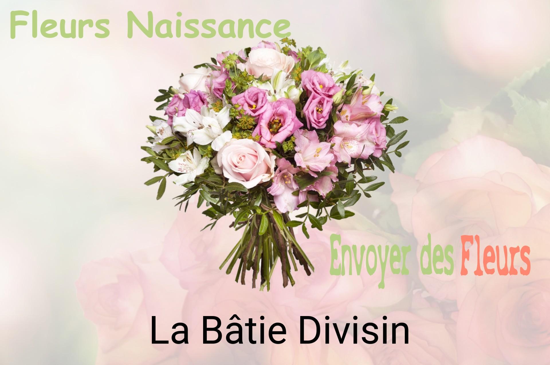 Bouquet de fleurs de naissance livré à La Bâtie-Divisin