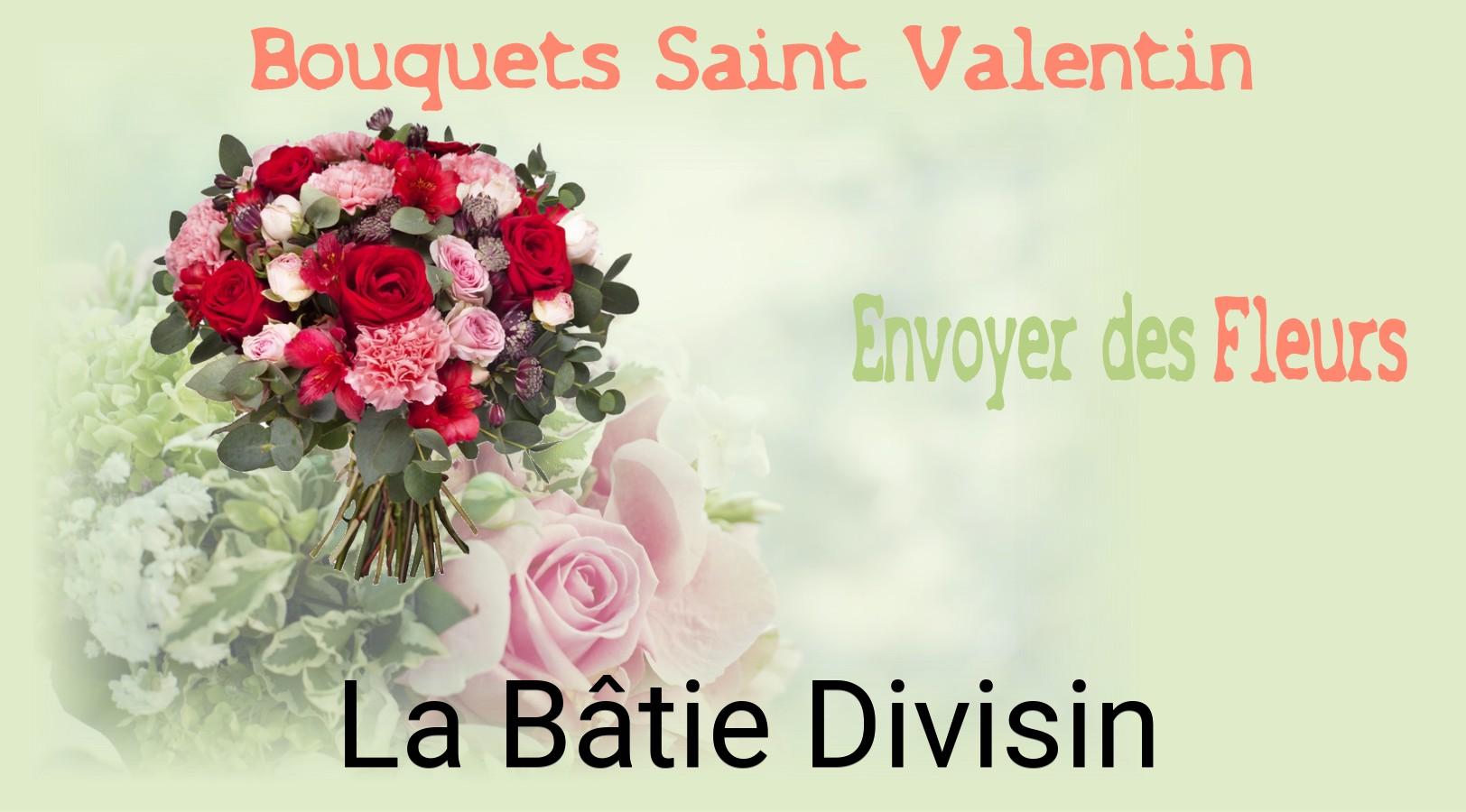 Roses de Saint-Valentin livrées à La Bâtie-Divisin